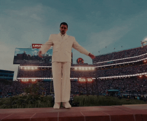 Bad Bunny Halftime Show GIF