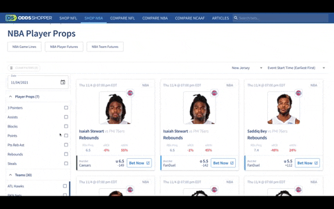 OddsShopper - Find the Best Bets and Odds for the NFL, NBA, MLB, and More -  OddsShopper