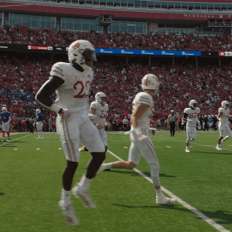 College Football Go Big Red GIF by Huskers