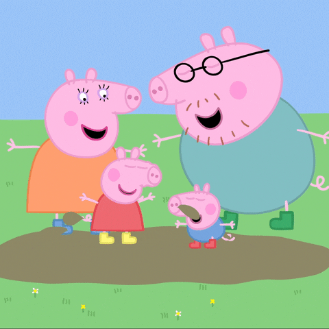 Happy Mom And Dad GIF by Peppa Pig