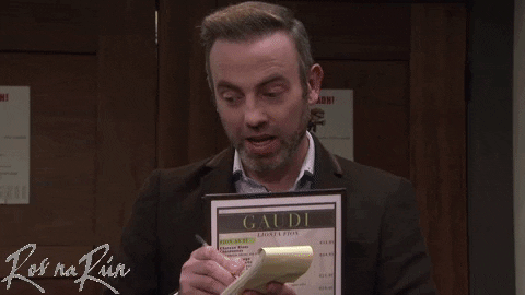 Mad Waiter GIF by Ros na Rún - Find & Share on GIPHY
