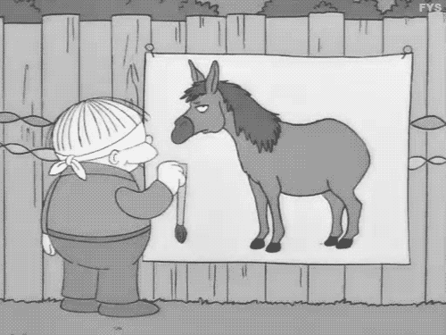 Image result for pin the tail on the donkey gifs