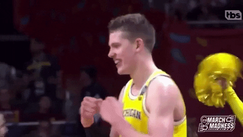 Michigan Wolverines Basketball GIF by NCAA March Madness