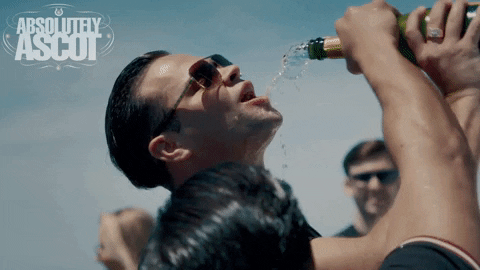 Party Smile GIF by Absolutely Ascot