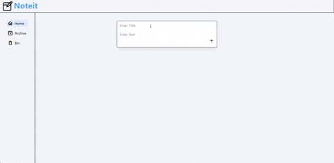 NoteIt Application preview