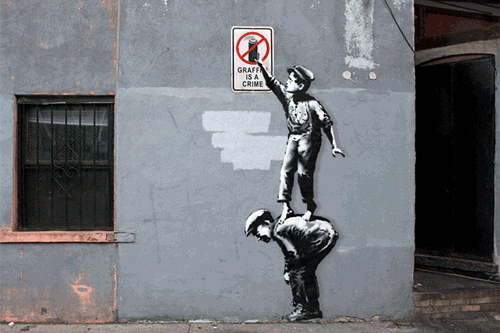 made by abvh banksy animated banksy