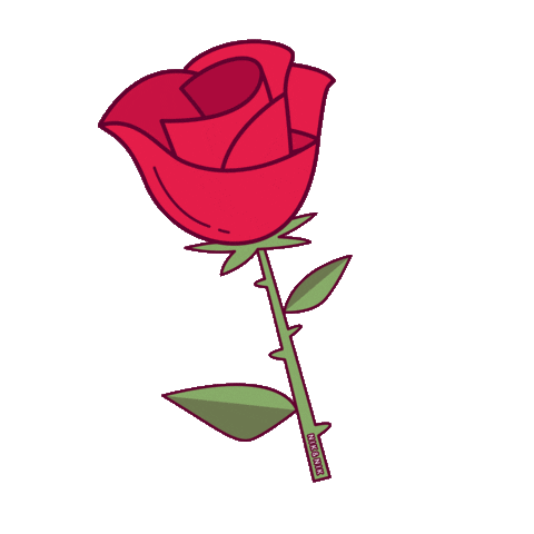 Rose Love Sticker by NIKKIE for iOS & Android | GIPHY