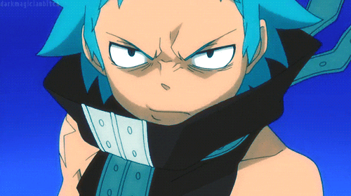 Giphy - sevilen 15 mavi saçlı anime karakteri - figurex anime