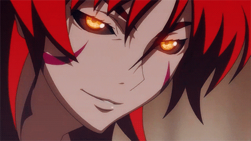 Résultat de recherche d'images pour "gif anime red smile"