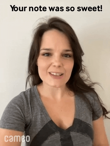 Kimberly J Brown Note GIF by Cameo - Find & Share on GIPHY
