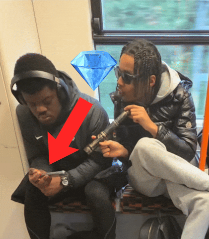 Looking at People's Phones
