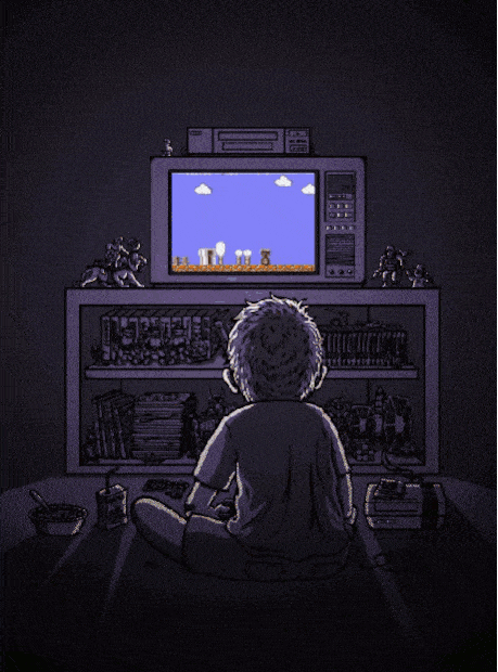 Niño jugando Nintendo