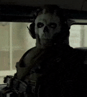 GIF ghostface emotionless para Instagram