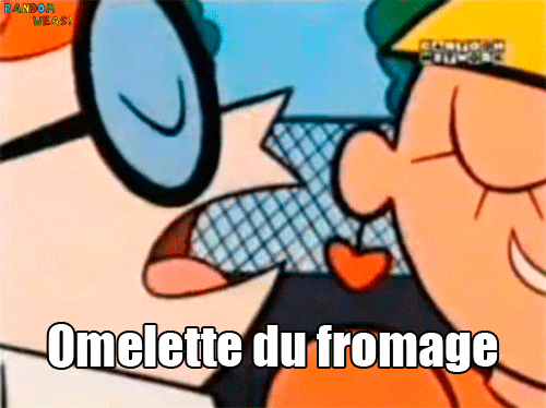 Dexters Laboratory Omelette Du Fromage GIF