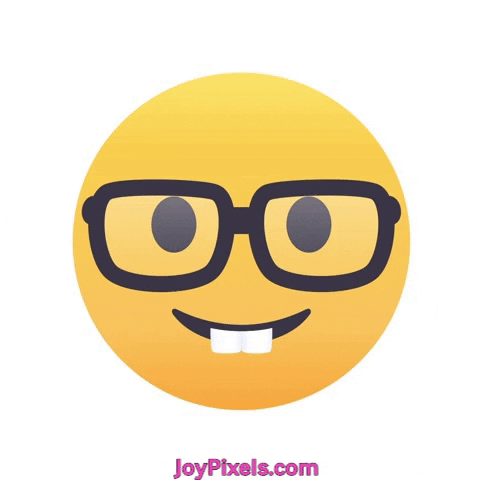 Face Nerd GIF by JoyPixels - Find & Share on GIPHY