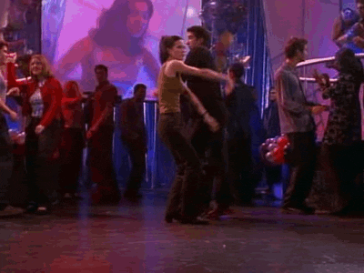 Image result for ross monica friends dance gif