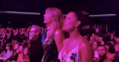 Taylor Swift Halsey GIF by AMAs - Find & Share on GIPHY