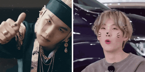 Suga (BTS) sở hữu tính cách "ngoài lạnh trong nóng" điển hình.  (Nguồn: Internet)