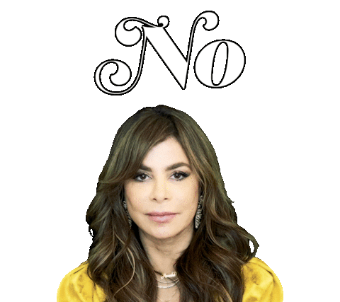 Paula Abdul No Sticker for iOS & Android | GIPHY