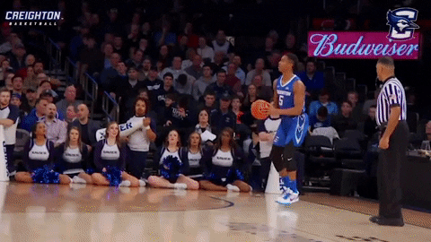 Creighton Bluejays Trey GIF by Creighton University Athletics