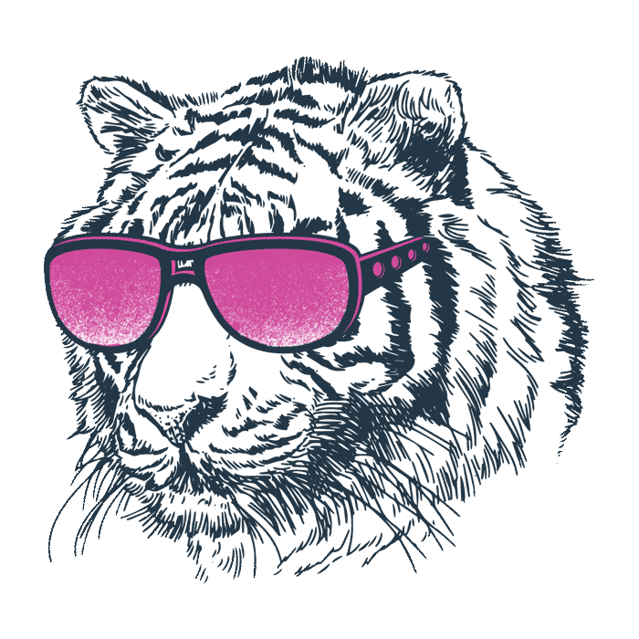 Sunglasses Tiger Sticker by Choose901 for iOS & Android GIPHY
