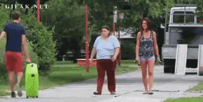 Pranking people in funny gifs