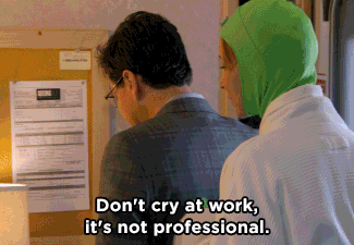 Crying At Work GIFs - Find & Share on GIPHY