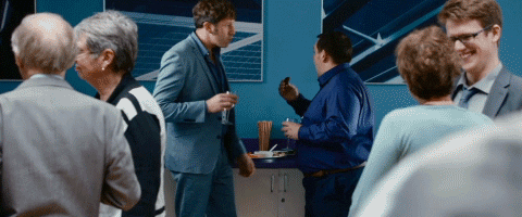Nick Frost Office GIF by Cuban Fury