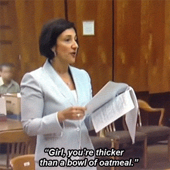 “Girlyoufrethicker Thanabowlof Oatmeal." “Girlyoufrethicker Thanabowlof meme reference