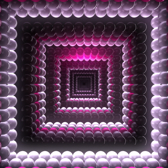 Neon tunnel hyperspeed