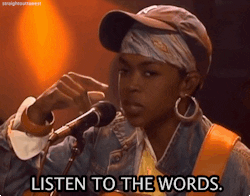 Listen Lauryn Hill GIF - Find & Share on GIPHY