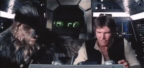 star wars, han solo, chewy, fictional pilots, aviation movies, sci-fi