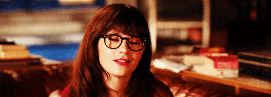 New Girl Glasses Find And Share On Giphy 