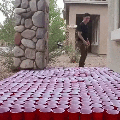 Trick shot in funny gifs