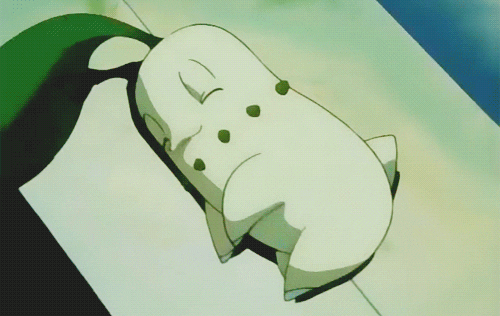 chikorita sleeping