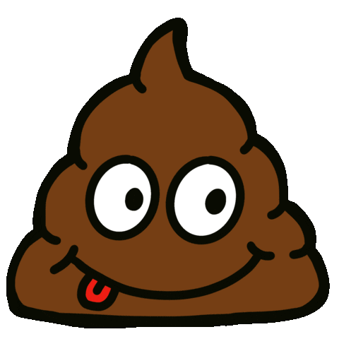Happy Poop Sticker by Jelene for iOS & Android | GIPHY