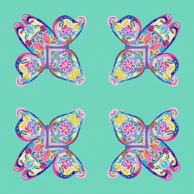 butterfly art gif