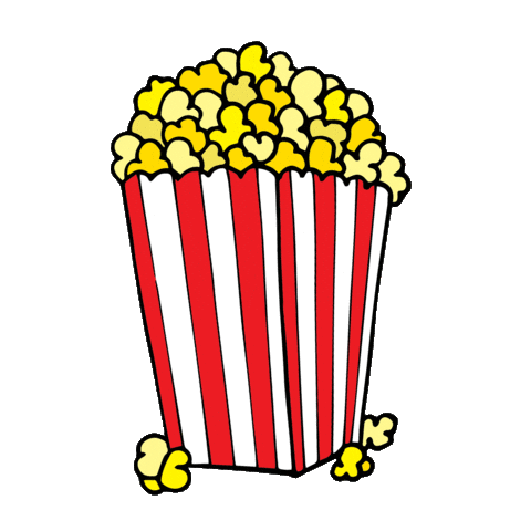 Movie Theater Popcorn Sticker by COREY PAIGE DESIGNS for iOS & Android ...