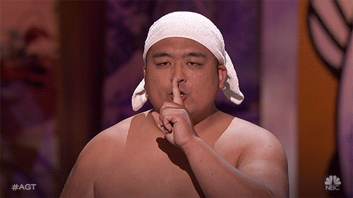 Be Quiet Season 13 GIF by America's Got Talent - Find & Share on GIPHY