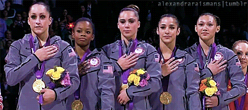 Image result for aly raisman medal gif
