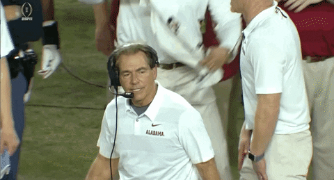 Nick Saban Cfp 2019 GIF by ESPN - Find & Share on GIPHY