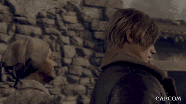 Leon mostrando su mejor cara en el Resident Evil 4 remasterizado antes de ser atacado por los zombies.- Blog Hola Telcel