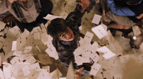 Harry Potter Receiving Hogwarts Letter