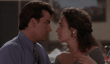 Charlie Sheen Kiss GIF - Find & Share on GIPHY