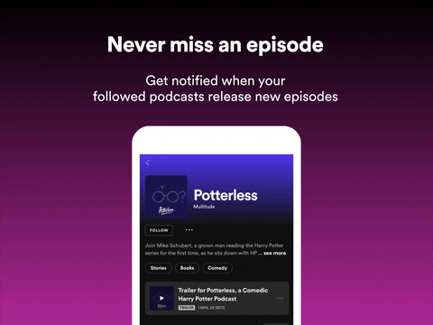Spotify Finally Adds Podcast Notifications