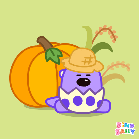 dinosally dinosaur pumpkin giphy