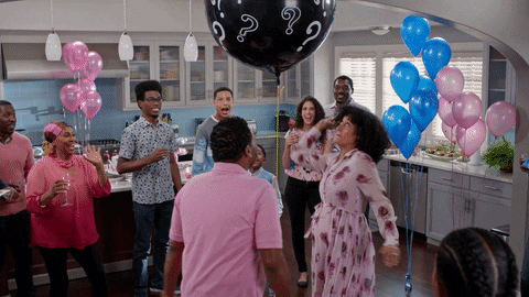 Its A Boy Gender Reveal GIF by ABC Network - Find & Share on GIPHY