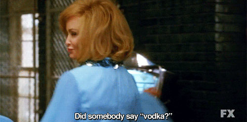 vodka done with finals party american horror story school
