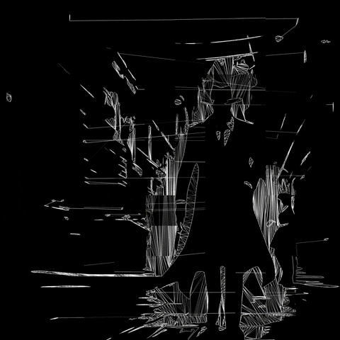 Glitch loop animation