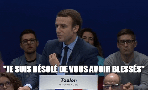 Emmanuel Macron Citation GIF by franceinfo